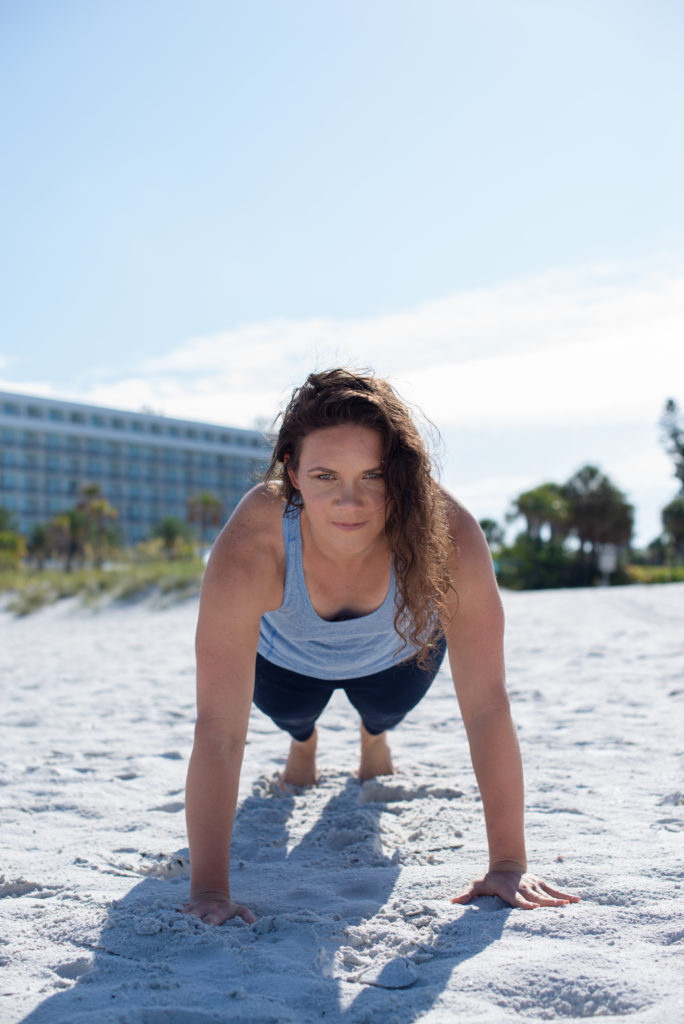 Clearwater beach personal trainer branding photoshoot